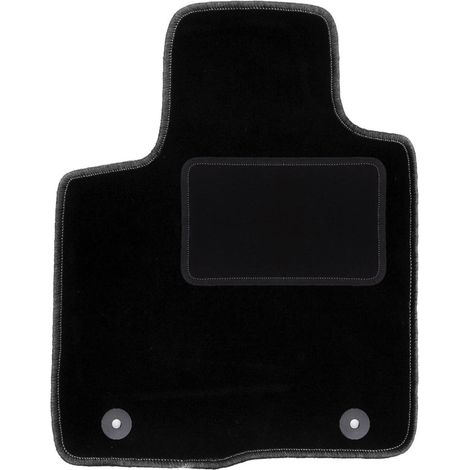 Tapicería negra mate para el asiento del conductor: Lancia Ypsilon III hatchback (2011-) (1/5)
