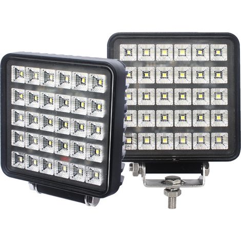 Phare de Travail LED 90W Carré Anti -interféron Lampe de travail étanche à haute luminosité für Voiture camions SUV, ATV, Lkw, offroad (1/5)