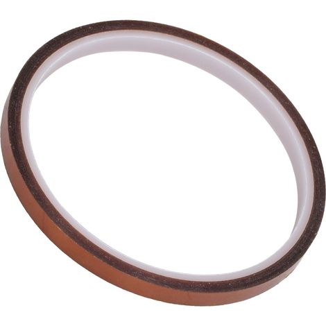 Lot de 10 rubans adhésifs isolants haute température marron foncé en polyimide pour transformateur, 5 mm (1/5)