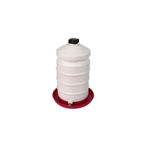 ABBEVERATOIO CON SERBATOIO IN PLASTICA A TERRA  lt.20 di capienza ø cm.36x53h.    NOVITAL