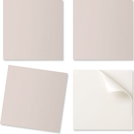 Azulejos decorativos autoadhesivos para pared de sal贸n, color rosa p谩lido, 20x20x20 cm.