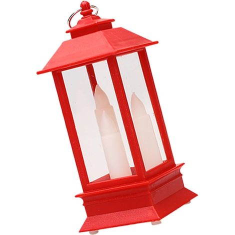 Lampe de Noël Décorative 3 Bougies LED Rouge Effet Vent Léger Veilleuse sans Flamme pour Décoration de Noël Intérieure Ambiance Chaleureuse (1/5)