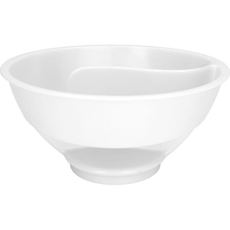 Bol compartimenté multifonctionnel sans BPA, empilable, pour céréales, glaces, yaourts, fruits rouges, frites, blanc (1/5)