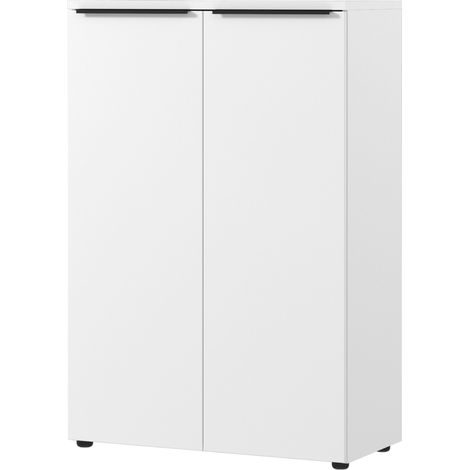 bümö Space Aktenschrank - 3 Ordnerhöhen   Weiß (1/5)