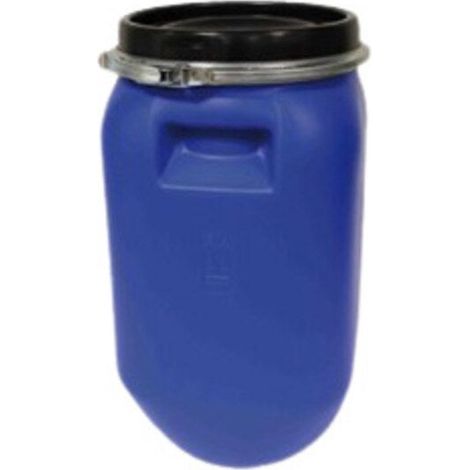 30-Liter-Lebensmittelmazerationstrommel, blau, mit Deckel und Eisenband AUTRES (1/2)