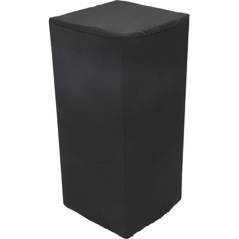 Housse de Protection pour Haut-Parleur en Nylon, Anti-Poussière, Anti-Pluie, élastique, pour Intérieur et Extérieur, Noir, Dommages Garantissant Une Bonne Intrusion élastique, Protège (1/5)