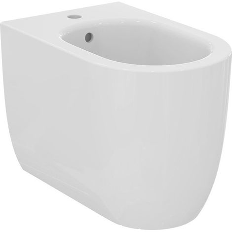 Bidet da terra BLEND ROUND 355x560x400mm bianco 1 foro rubinetto IDEAL STANDARD (1/10)