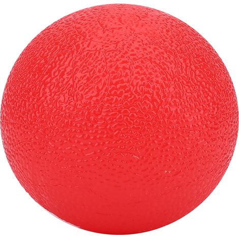 Balle de massage en silicone pour exercices de force des doigts, constructeurs de corps, travailleurs informatiques (rouge 25) (1/5)
