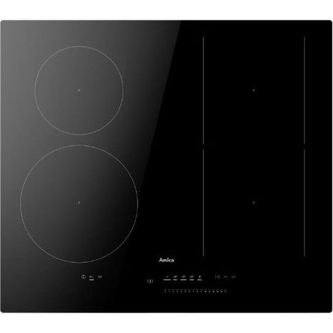 Amica Piano cottura a induzione nero 59,2 cm 3,7 kW