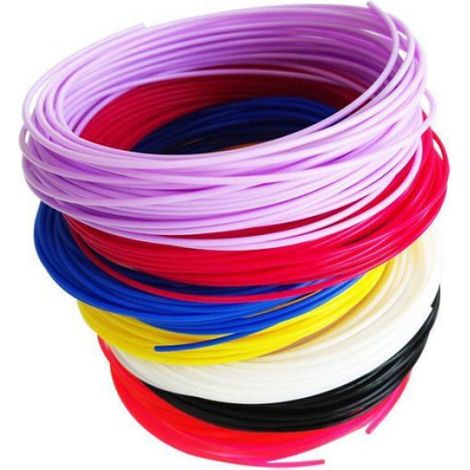 Fil Stylo 3D, Recharges de Filament Pla 1.75 pour Stylo 3D, 30 couleurs, 5M Chacun, 3D Pen Filament pour Enfants et Adulte, Compat (1/4)