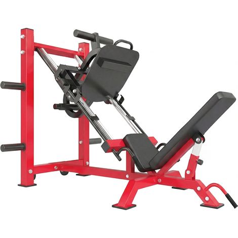 SPORTNOW Leg Press Machine con Ruote, Macchina Regolabile per Gambe e Squat (1/5)