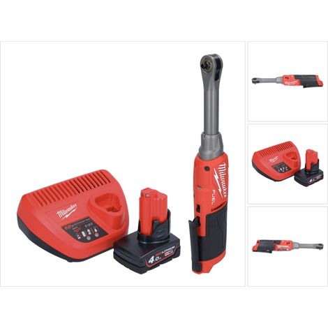 Milwaukee M12 FHIR14LR-401 Avvitatore a cricchetto ad alta velocità a batteria 12 V 47 Nm 1/4" Brushless + 1x batteria 4,0 Ah + caricabatterie (1/5)