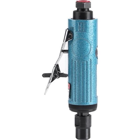 1/4"Cut Off Cutting Air Pneumatique Angle Die Grinder Polisseuse Meulage Outil De Nettoyage(Bleu) (1/5)