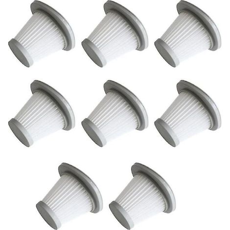 Lot de 8 filtres Hepa de rechange pour aspirateur à main sans fil Deerma Dx118c Dx128c (1/2)