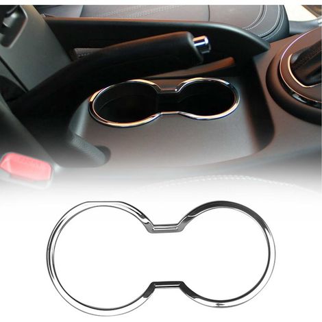 OMAC Cadre Porte-gobelet Compatible avec Kia Sportage 2010-2015 Acier INOX chromé (1/5)