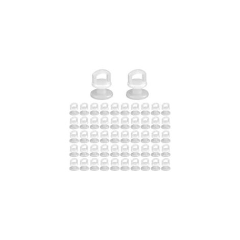 Set di 50 ganci per tende, cursori per binari per tende, binari per tende, ganci per tende