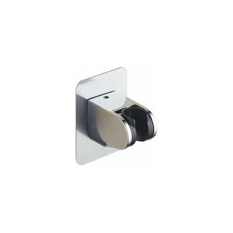 Soporte para ducha, soporte de pared autoadhesivo y extraíble para cabezal de ducha, ángulo ajustable, impermeable, duradero, soporte de pared, para baño de hotel (1/3)