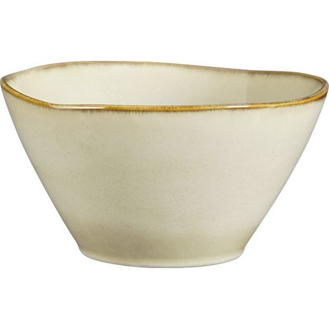 Mica Decorations Schale Racco stoneware 9,5 x 18 cm beige (1/2)