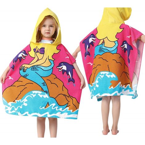 Telo mare per bambini, mantellina PEL01WZ17