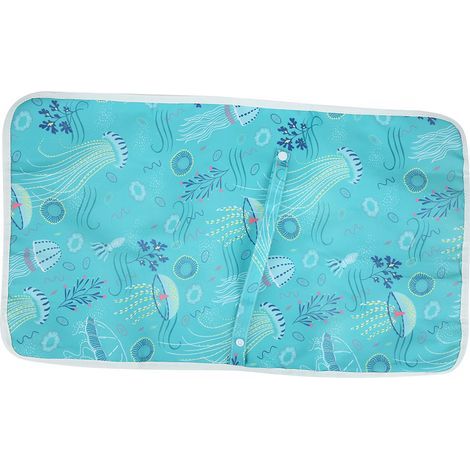 Tapis à langer imperméable pour bébé - Alèse changeante polyvalente anti-fuites vert Acaleph (1/5)