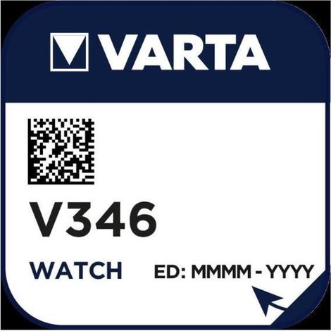 Varta Uhrenbatterie V346 AgO 1,55V - SR712SW (1/3)
