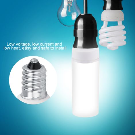 Ampoule LED E14 6W 85V-265V 88 LED blanc pur pour éclairage décoratif intérieur (1/5)