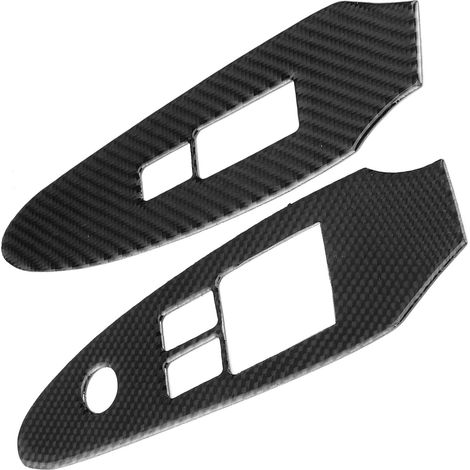 Copertura del pannello interruttori alzacristalli in fibra di carbonio, finitura di lusso per 370Z Z34 2009-2020, 2 pezzi, accessorio per auto (guida a sinistra - LHD) (1/5)