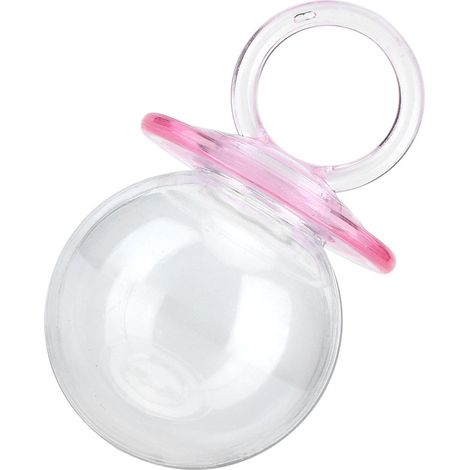 Boîte cadeau plastique modèle Nipple 8x5cm boîtes bonbons fête mariage baptême 12PCS rose bleu (1/5)