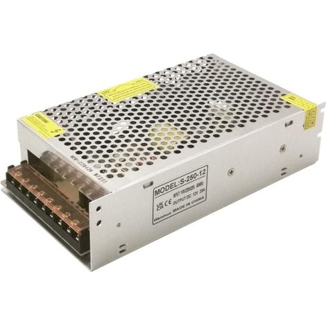 DC 12 V Schaltnetzteil AC 110 V/220 V auf DC 12 V 20 A 240 W Transformator für CCTV, LED-Leuchten (1/4)