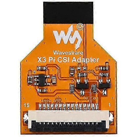 Adaptateur Waveshare X3 Pi CSI compatible avec Rising Sun X3 Pi OV5647 IMX219 IMX477 CSI, câble de connexion caméra 24 broches vers 15 broches (kns). (1/5)