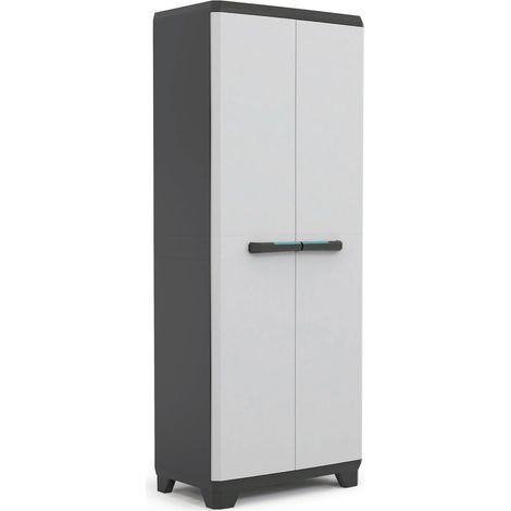 Armadio Tuttopiani in Resina per Esterno con Ripiani Regolabili Resistente e Impermeabile Linear Keter