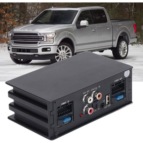 Mini 12V Auto-Verstärker, Lautsprecherempfänger kompatibel mit RCA, USB und AUX (DSP-Verkabelung) (1/5)
