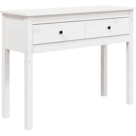 Maison Exclusive - Mesa consola de madera maciza de pino blanco 1 (1/5)