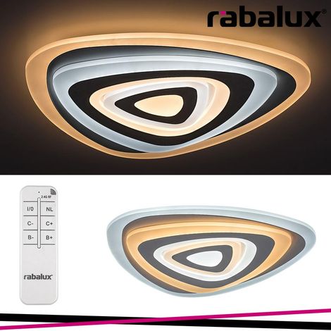 Plafoniera LED Rabalux Taneli 48cm 51W telecomando bianca (1/2)
