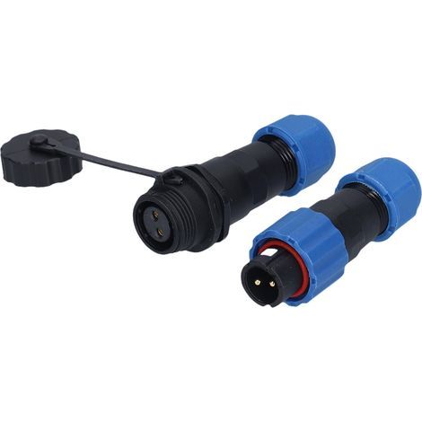 Connecteur de câble aéronautique, prise 1 à 7 broches, connexion robuste, bonne résistance à la corrosion, fiche 2 (380 V 10 A) (1/5)