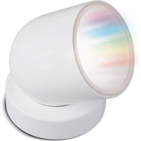Idual Tulip lampada proiettore con telecomando, bianco, 16 W, 2700 K, 750 lm