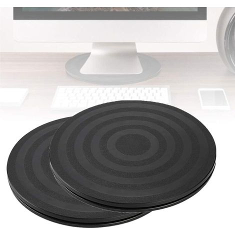 Piatto girevole solido in 2 pezzi, piatto girevole a 360° con cuscinetto, base per piatto girevole, piatto girevole per TV, piatto girevole rotondo universale, supporto girevole resistente, piatto gir