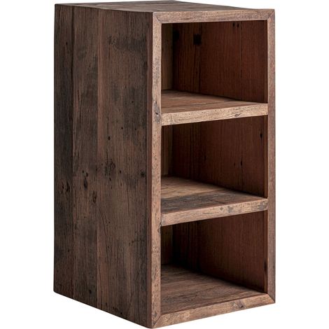 Module de comptoir de bar rustique - bois brun (1/5)