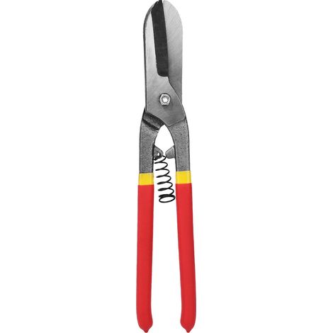 Ciseaux À Fer Blanc En Acier Au Carbone - Outil De Coupe Professionnel 12 Pouces - Pour Métal Et Matériaux Durs - Poignée Ergonomique - 1 Pièce (1/5)