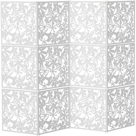 12 piezas 40 x 40 cm biombo de pared separador de ambientes, separador de ambientes, 12 piezas, biombo, panel colgante para el hogar, hotel, decoración (1/5)