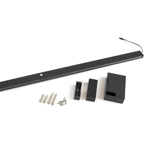 EMUCA Barre de penderie Castor LED 708 mm - batterie amovible et détecteur de mouvement