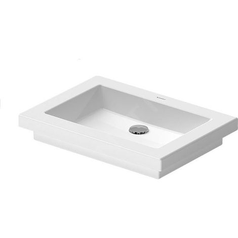 Duravit lavabo du haut 2e étage 58cm, lavabo intérieur, blanc, (1/5)