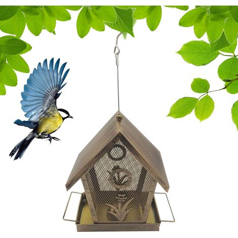 Futterspender aus Metallgeflecht Vogelfutterspender für den
