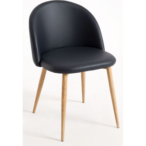 Sillas Comedor - Silla Vint Polipiel - Negro (1/5)