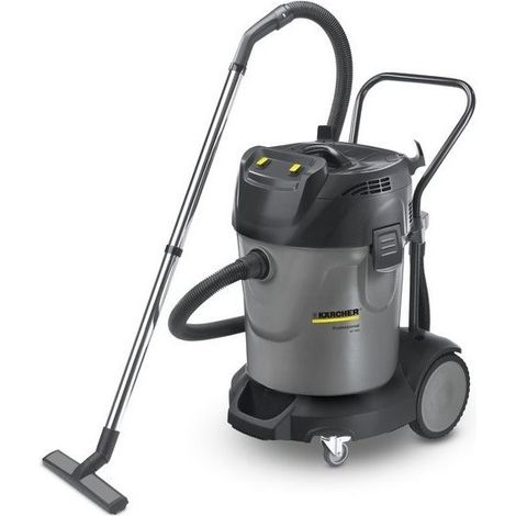 Kärcher – Aspirateur professionnel eau et poussières 2400W – Débit d'air 112 l/s – Cuve 70l pour chantiers humides – Moteur by-pass
