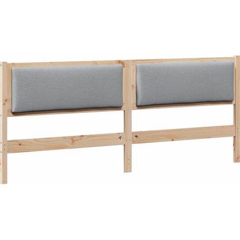 Maison Exclusive - Cabecero Marrón Madera maciza de pino