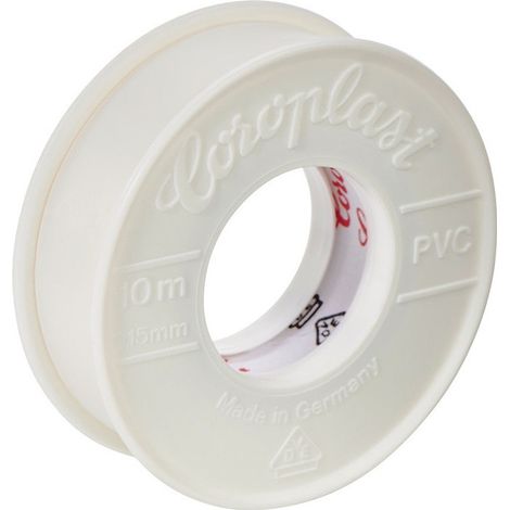 COROPLAST  Cinta  Aislante  Eléctrica  302  Blanca  10  m  x  15  mm  Rollo  -  1643