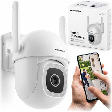 Outdoor WiFi IP Camera, 5MP, PTZ, Night Vision