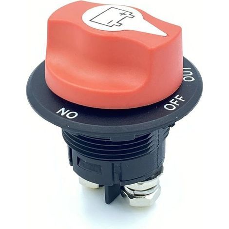 12-V-Batterietrennschalter, 100-A-Trennschalter, Abriebschutz, wasserdichte Abdeckung, für Fahrzeuge und Boote (1/5)