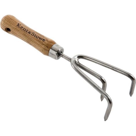 Kent & Stowe 70100771 Stainless Steel Garden Life Hand 3-Prong Cultivator, FSC K/S70100771